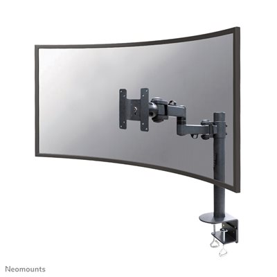 Neomounts 10-49" Monitor Desk Mount For Curved Screens, näyttövarsi pöydälle, musta