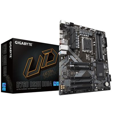 Gigabyte B760 DS3H DDR4, ATX-emolevy