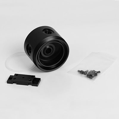 Barrow D5 pumpun kotelointi, alumiini, musta