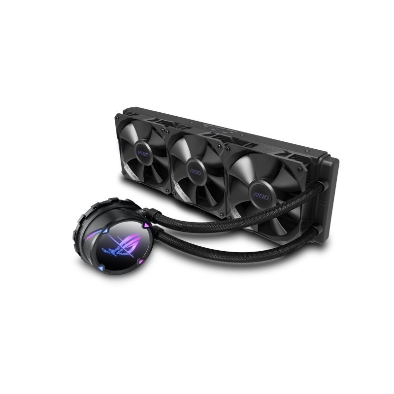 Asus ROG STRIX LC II 360, 360mm AIO-nestejäähdytysratkaisu prosessorille, musta