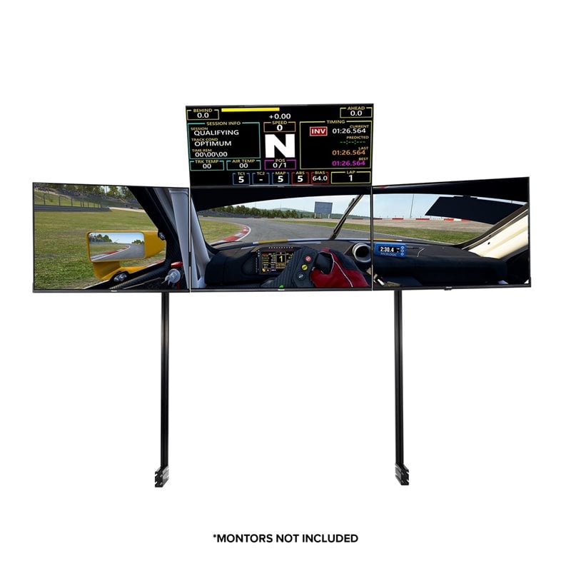 Next Level Racing Elite Freestanding Quad Monitor Stand -monitorijalusta