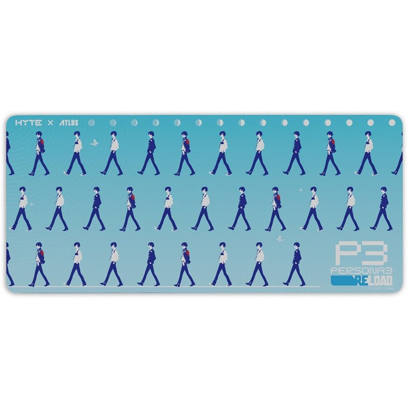 Hyte P3 Reload Protagonist 1 Desk Pad - Walking -pelihiirimatto, sininen/grafiikka