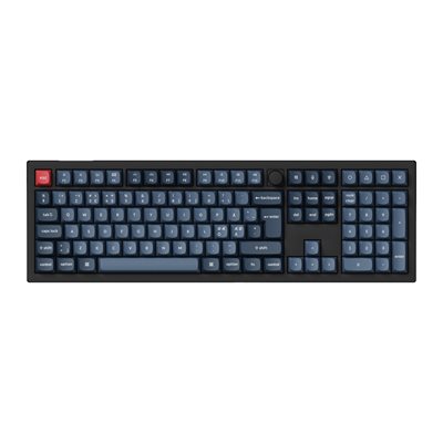 Keychron V6 Max, langaton mekaaninen näppäimistö, 100%, Gateron Jupiter Red, Carbon Black