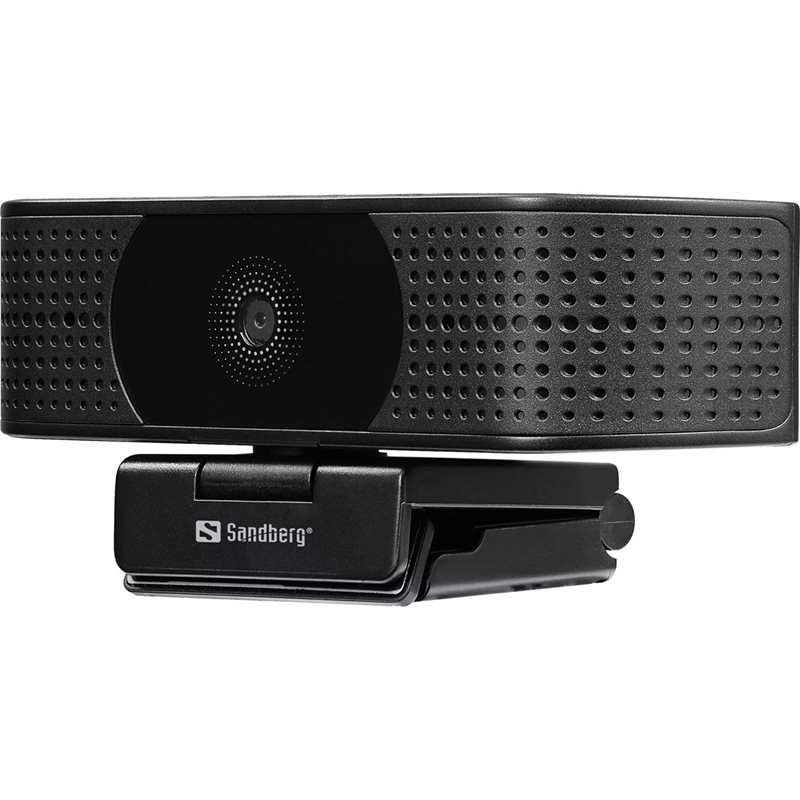 Sandberg USB Webcam Pro Elite, 4K -verkkokamera, musta