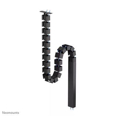 Neomounts Cable Spine, kaapelirunko ruuvikiinnityksellä ja magneettisuojuksella, 128cm, musta