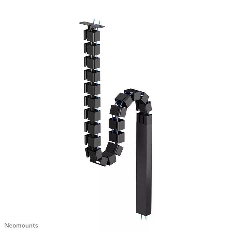 Neomounts by Newstar Cable Spine, kaapelirunko ruuvikiinnityksellä ja magneettisuojuksella, 128cm, musta