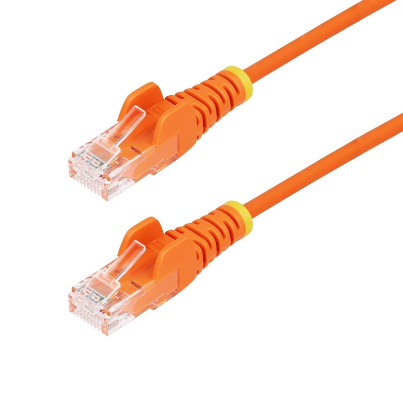 StarTech.com U/UTP Cat6 Slim laitekaapeli, LSZH, 0,25m, oranssi