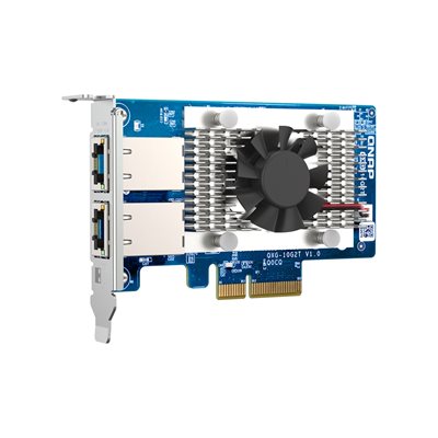 QNAP 2x RJ‑45 10 Gigabit Ethernet ‑verkkokortti, PCIe 3.0 x4