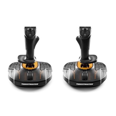 ThrustMaster T.16000M FCS Space Sim Duo -joystickpari, musta/oranssi