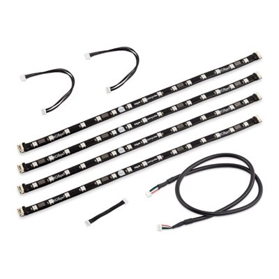 Aqua Computer RGBpx -valaisusarja tietokonekotelolle, 60 addressable LEDiä