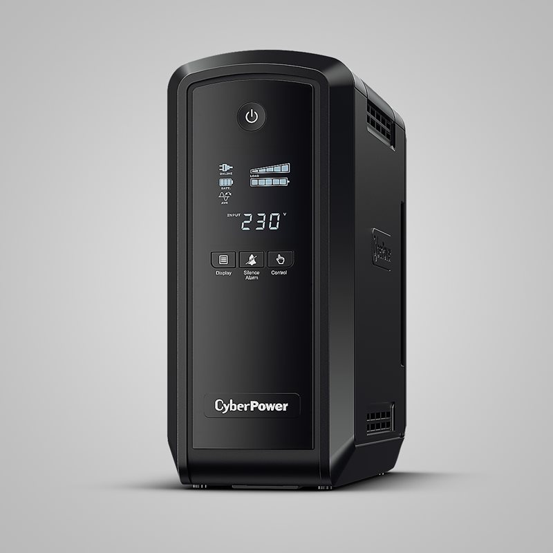 CyberPower CP900EPFCLCD, UPS-laite, 900VA, musta