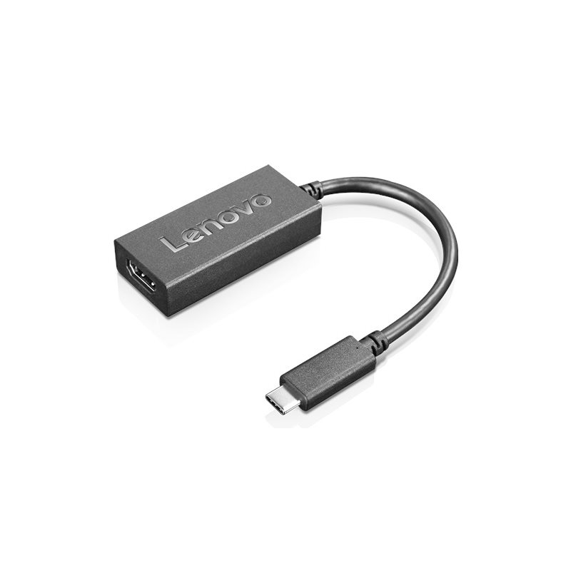 Lenovo USB-C -> HDMI 2.0B adapteri, musta