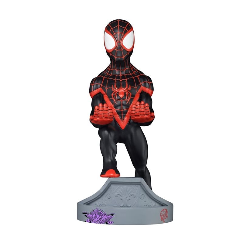 Cable Guys Miles Morales Spiderman - Full Figure -teline peliohjaimelle tai puhelimelle
