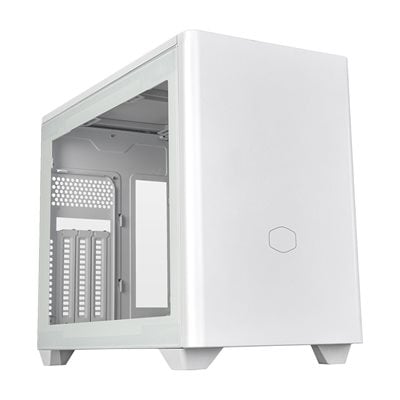 Cooler Master MasterBox NR200P V2 White, ikkunallinen Mini-ITX -kotelo, valkoinen/harmaa