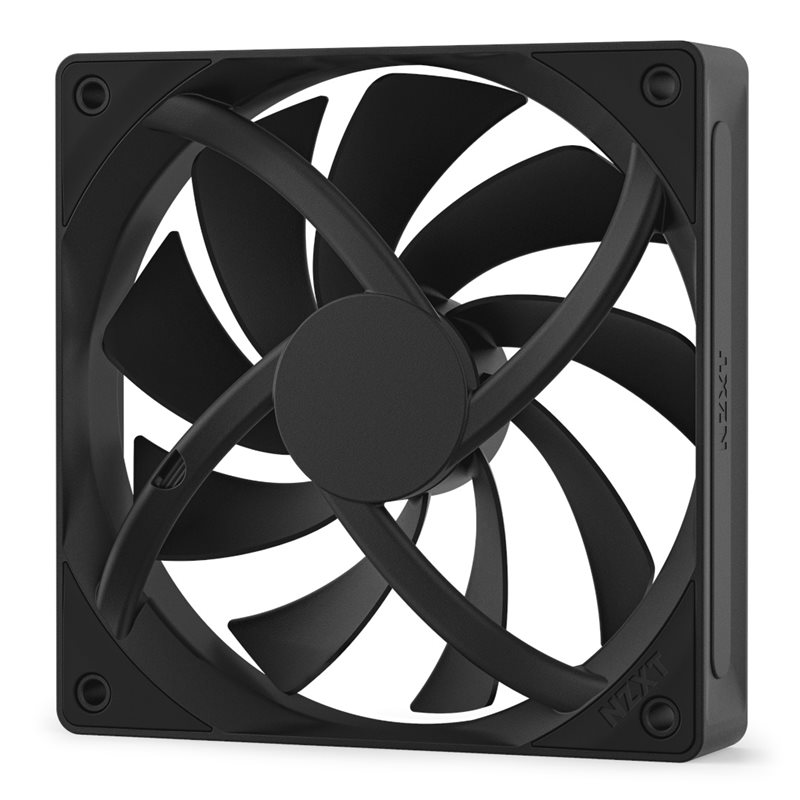 NZXT F120Q - Quiet Airflow, 120mm PWM-laitetuuletin, musta - Kuva 2