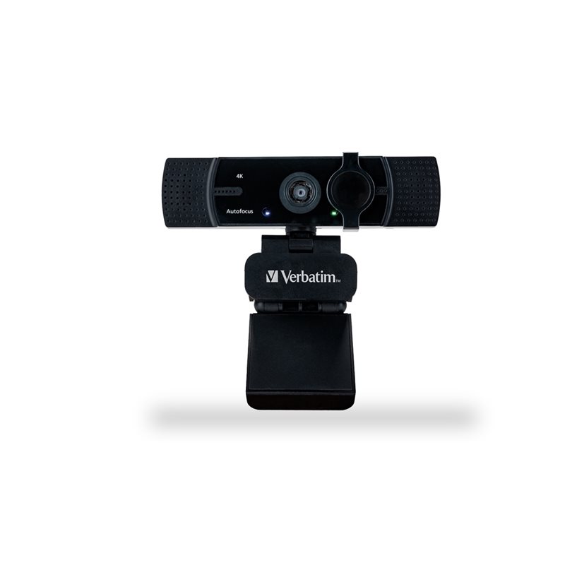 Verbatim AWC-03 Autofocus Ultra HD-verkkokamera, 4K, musta