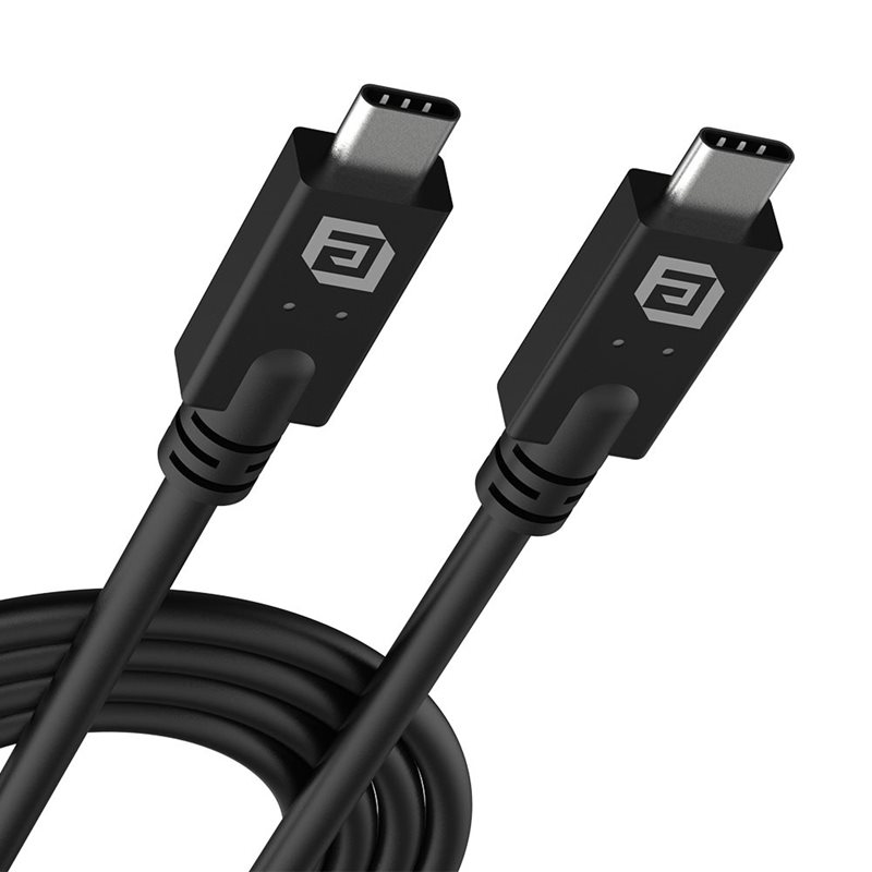 Akasa (Outlet) USB4-C Gen3x2 -kaapeli, 40Gbps, PD3.1 5A 240W, 1m, musta