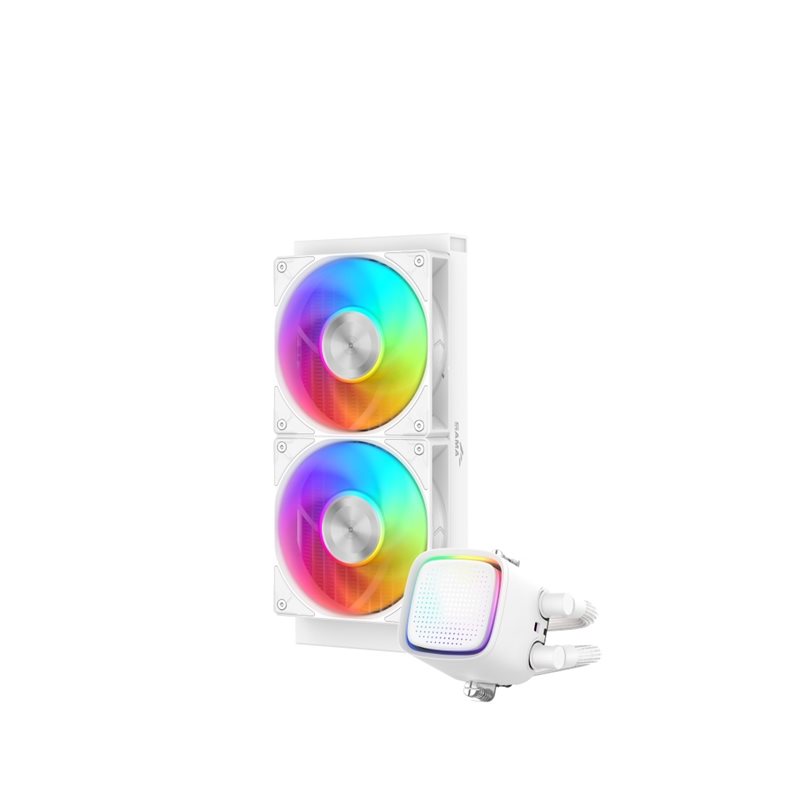 SAMA L50 White, 240mm AIO-nestejäähdytysratkaisu prosessorille, valkoinen