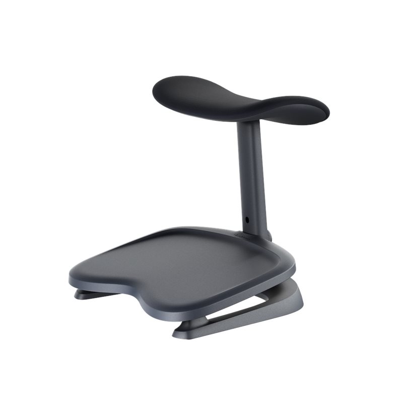 LiberNovo StepSync Dual-Layer Footrest, musta