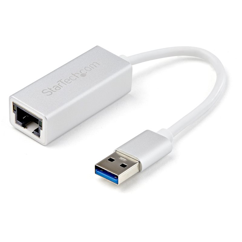 StarTech.com Gigabit Ethernet -verkkoadapteri, 3.2 Gen1 USB-A, hopea
