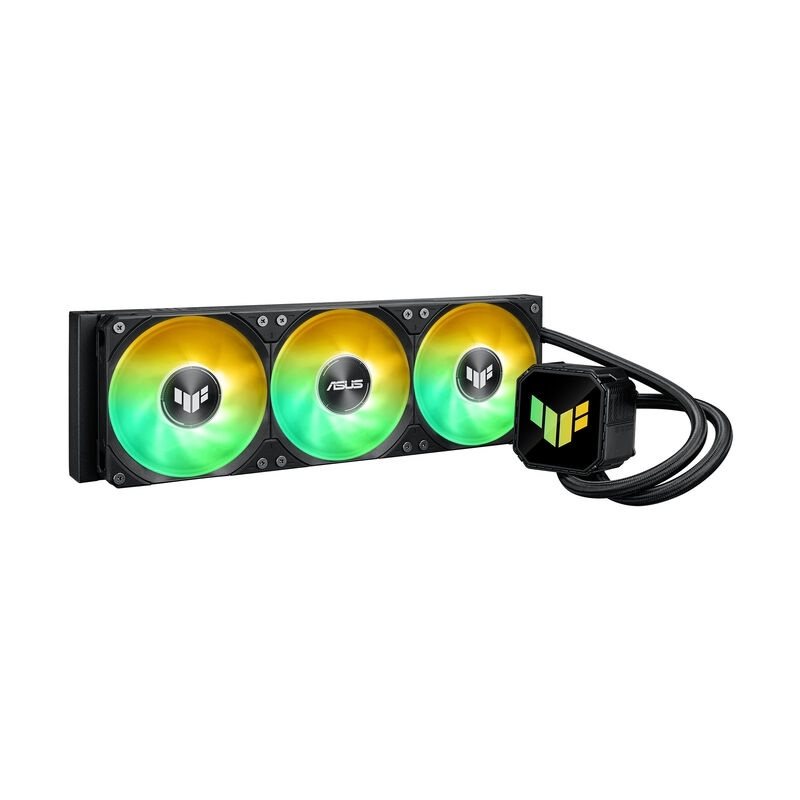 Asus TUF Gaming LC III 360 ARGB, 360mm AIO-vesijäähdytysratkaisu prosessorille, musta