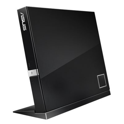 Asus SBW-06D2X-U, ulkoinen 6x kirjoittava Blu-ray-asema, USB 2.0, musta