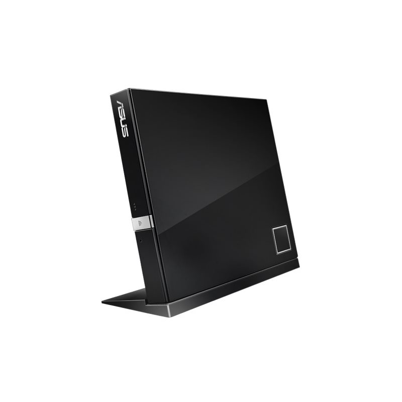 Asus SBW-06D2X-U, ulkoinen 6x kirjoittava Blu-ray-asema, USB 2.0, musta