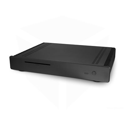 Streacom FC5 Alpha, tuulettimeton ATX-kotelo optisella aukolla, musta