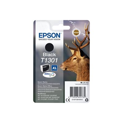 Epson T1301 DURABrite Ultra Stag XL -väriainekasetti, musta