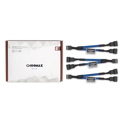 Noctua NA-SYC1 chromax.blue Y-kaapelisarja, sininen/musta