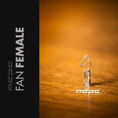 MDPC-X Tuulettimen puristusliitin, naaras, 10 kpl