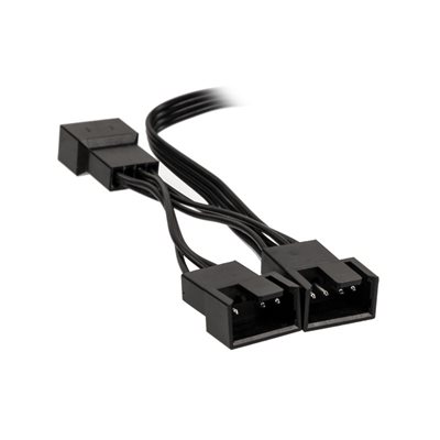 Kolink 1 -> 3 PWM-tuulettimen jakokaapeli, 35cm, musta