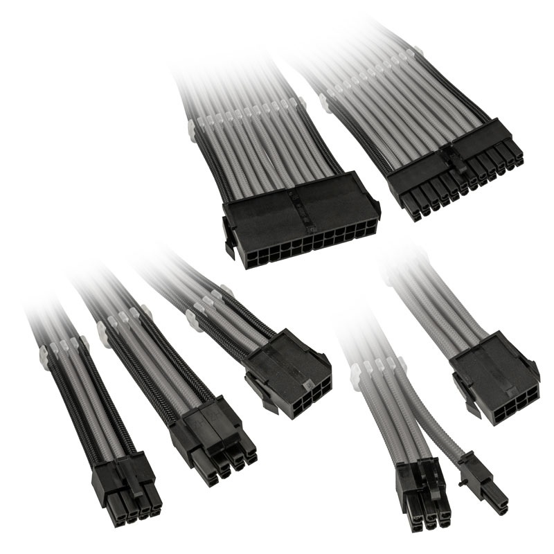 Kolink Core Adept Braided Cable Extension Kit - Grey, jatkokaapelisarja (Tarjous! Norm. 41,90€)
