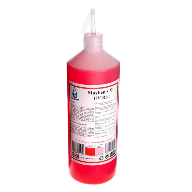 Mayhems X1 -jäähdytysneste, UV Red, 1000 ml
