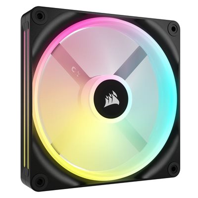 Corsair iCUE LINK QX140 RGB - Expansion Kit, 140mm PWM-laitetuuletin, musta