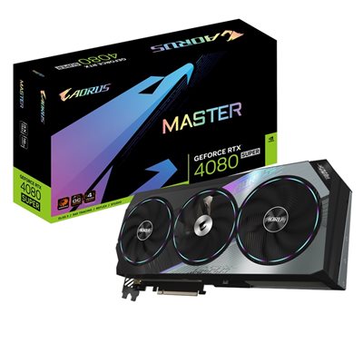 Gigabyte GeForce RTX 4080 SUPER AORUS MASTER -näytönohjain, 16GB GDDR6X