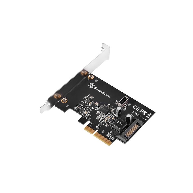 SilverStone (Outlet) ECU02, USB 3.2 Gen2 -lisäkortti, PCIe 3.0 x2