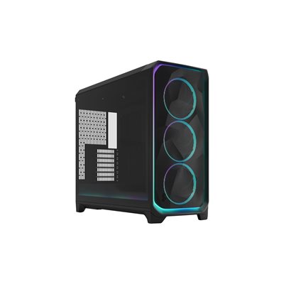 Fractal Design Meshify 3 XL - Ambience Pro RGB Black TG Light Tint, ikkunallinen tornikotelo, musta
