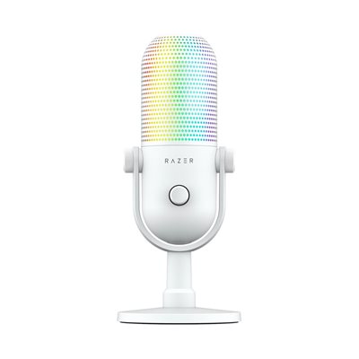 Razer Seiren V3 Chroma, USB-pöytämikrofoni, valkoinen