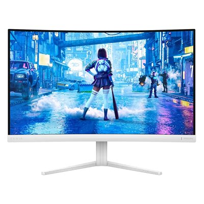 Philips 27" Evnia 5000 27M2C5201L, kaareva 180Hz Full HD -pelimonitori, valkoinen
