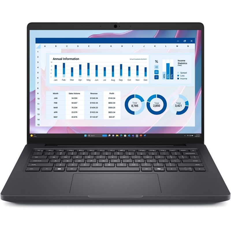 Dell 14" PRO MAX 14, kannettava tietokone, musta