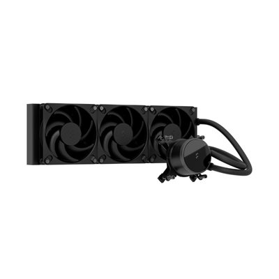 Fractal Design Radius 360 Black, 360mm AIO-nestejäähdytysratkaisu prosessorille, musta