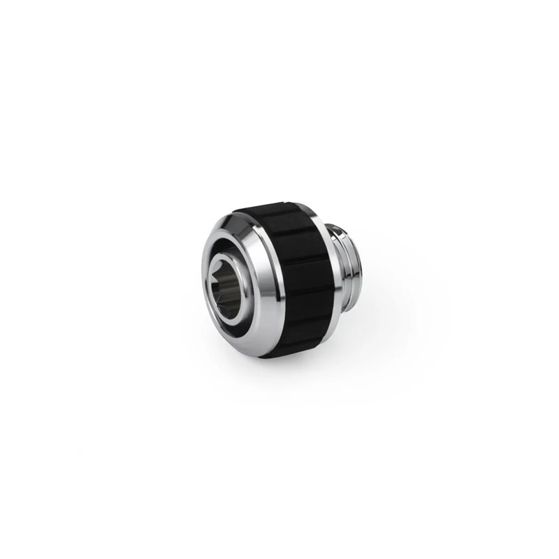 Alphacool Apex Grip SoftTube Fitting -ruuviliitin, 13/10mm, G1/4, kromi