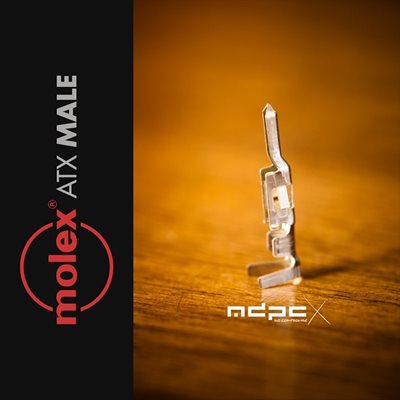 MDPC-X ATX-puristusliitin, uros, 10 kpl