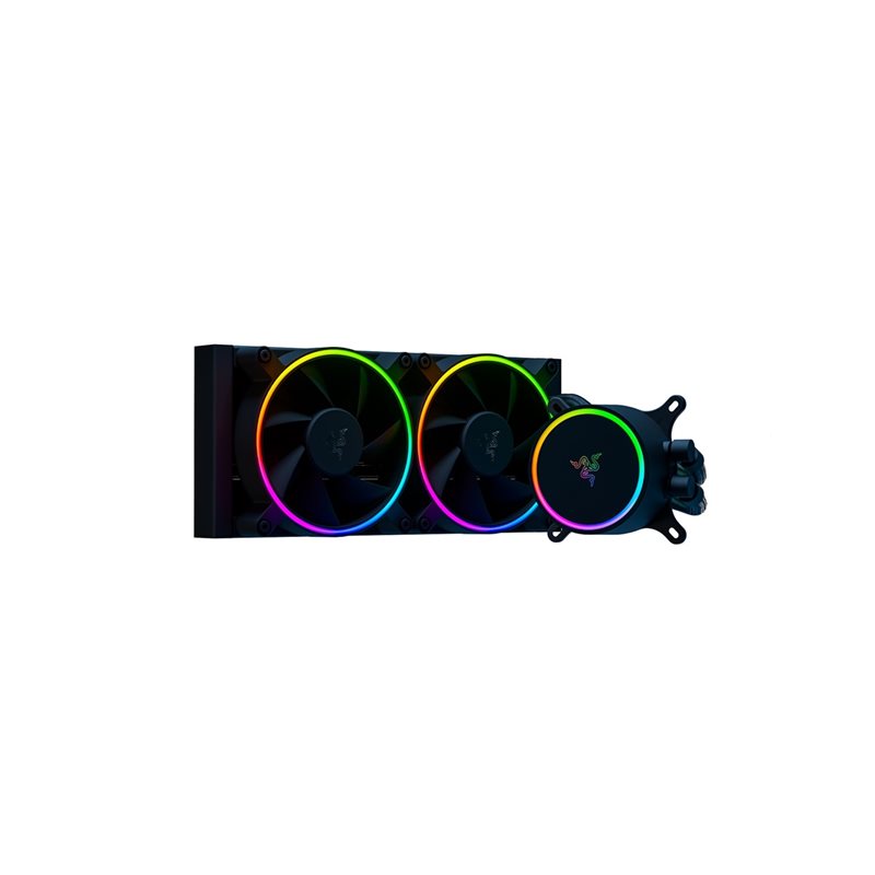 Razer Hanbo Chroma RGB, 240mm AIO-nestejäähdytysratkaisu prosessorille, musta