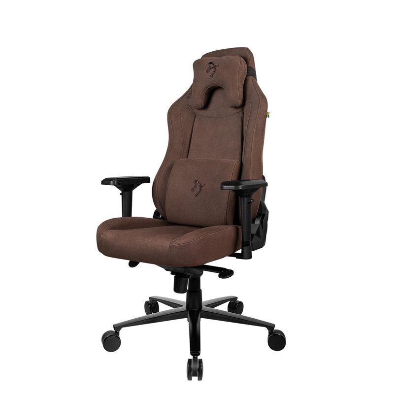 Arozzi Vernazza Supersoft, kangasverhoiltu pelituoli, musta/ruskea