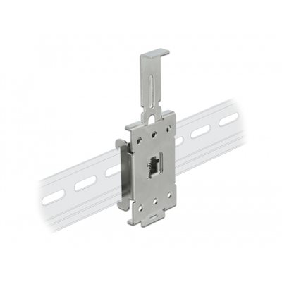 DeLock DIN rail 35mm -adapteri, hopea
