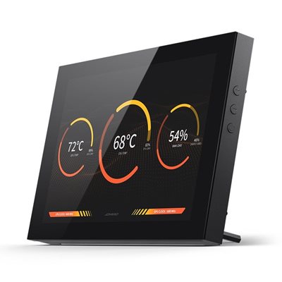 Jonsbo DS8 Black, 8" LCD-näyttö, musta