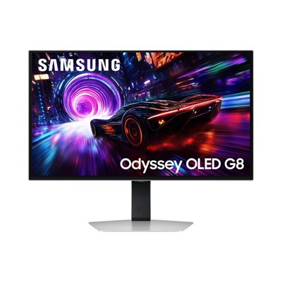 Samsung 27" LS27FG812SUXEN, 240Hz 4K OLED-pelimonitori, hopea