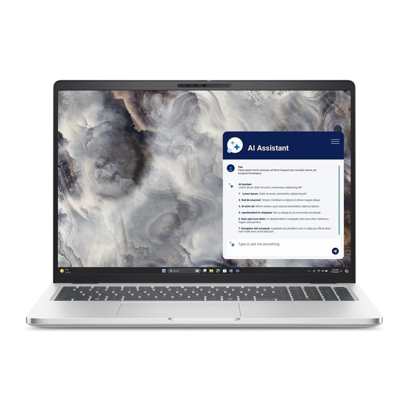 Dell PRO 16 PLUS, kannettava tietokone, hopea
